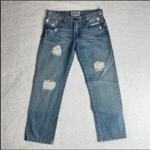 Angel Distressed Jeans ripped Cropped Ankle
Size 25